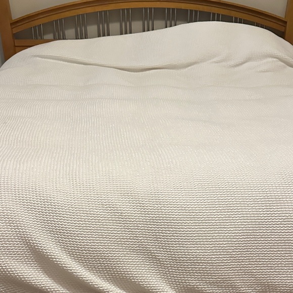 Quince organic waffle duvet cover set
